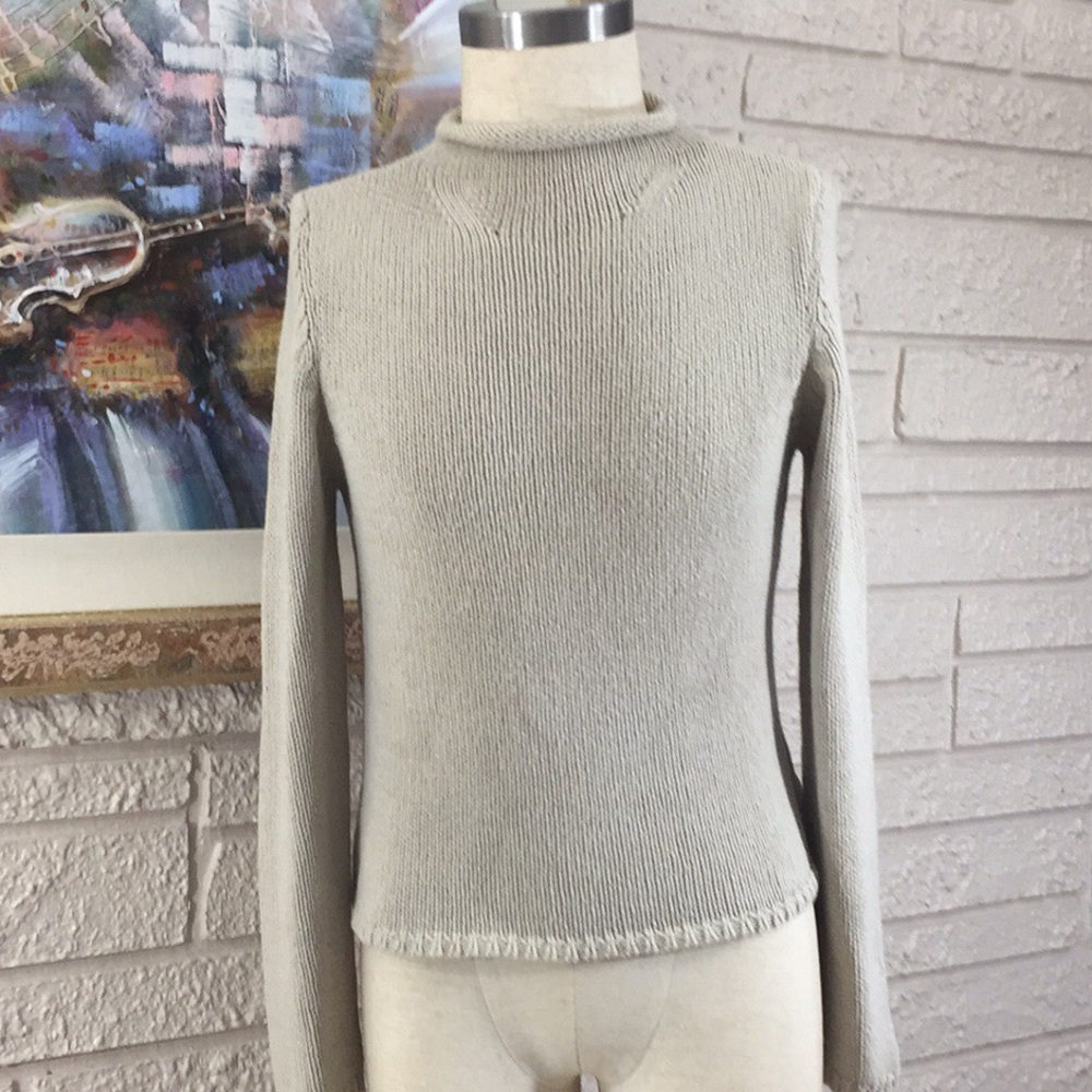 🌹No Tags Rolled Turtleneck Knit Pullover Sweater